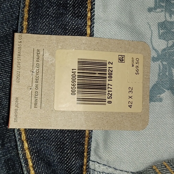 Levi's 569 Loose Straight Fit Jeans #569-0041 Size-42x32 NWT - Picture 5 of 5
